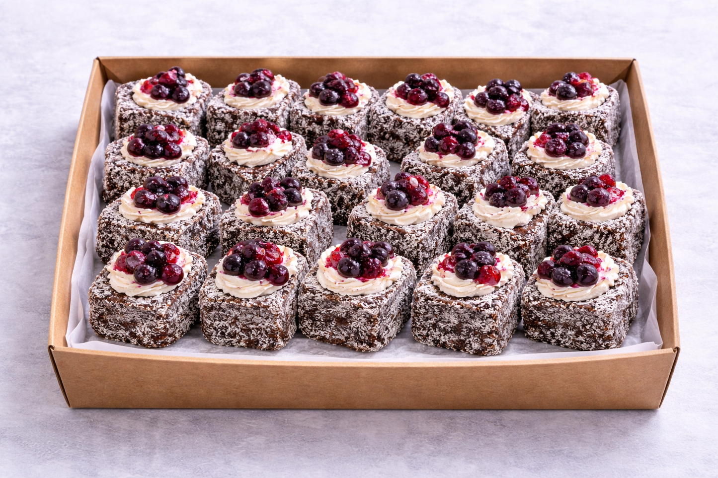 Mini Lamingtons Platter - Pack of 20