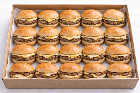 Breakfast Sausage & Egg Slider Platter - Pack of 16
