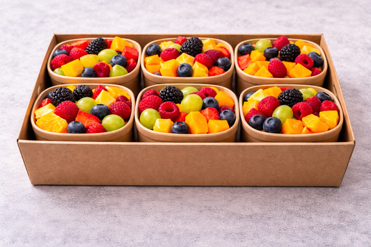 Fresh Fruit Pots (serves 6)