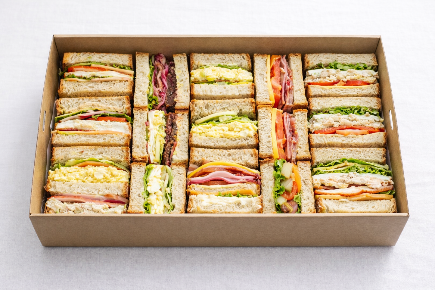 Gourmet Sourdough Sandwich Platter - Pack of 12