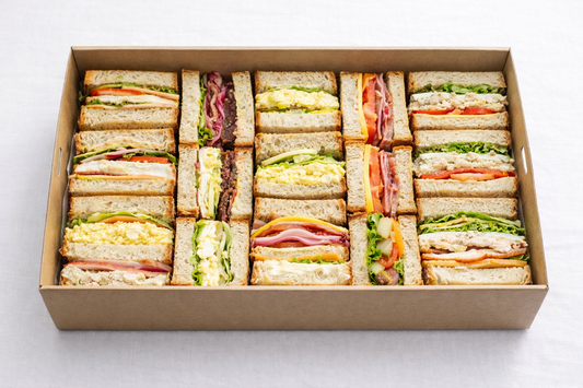 Gourmet Sourdough Sandwich Platter - Pack of 12