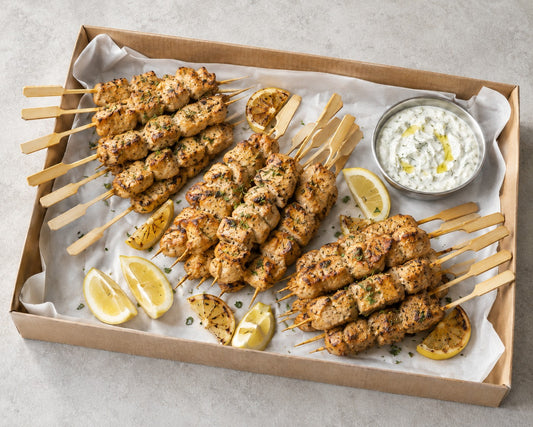 Greek Chicken Souvlakia - Pack of 18